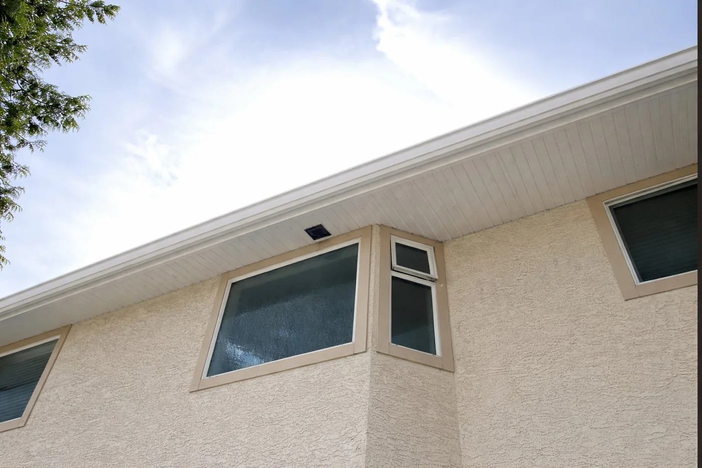 After gutter cleaning & whitening