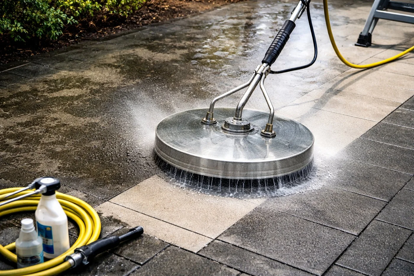 Pressure Washing result