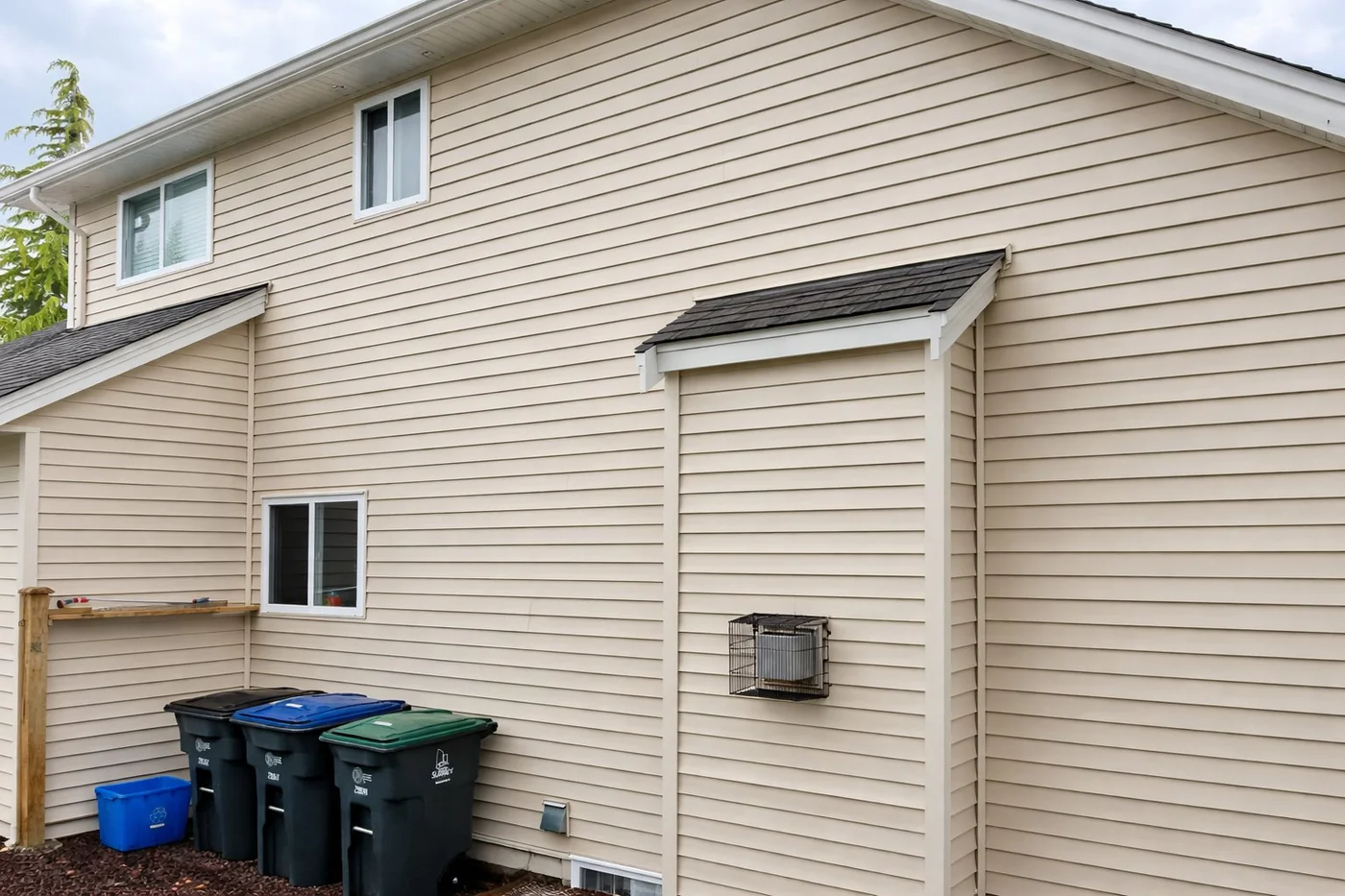 After siding soft wash